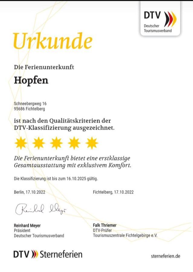 Ferienwohnungen Hopfen Und Malz 피흐텔베르크 외부 사진